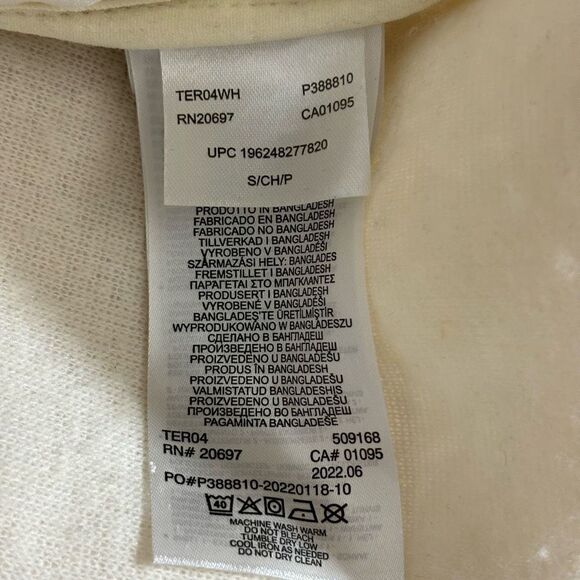 Dickies Red Chute vest off white cream small new - Picture 7 of 15